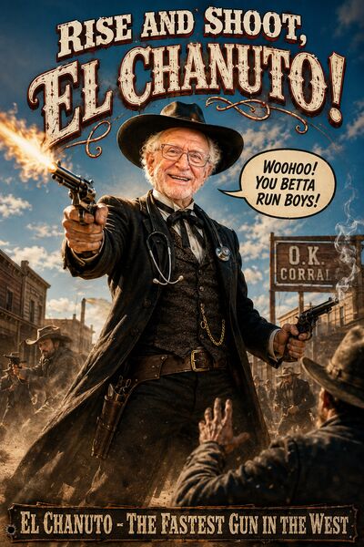 Rise and Shoot, El Chanuto — gunslinger at the O.K. Corral